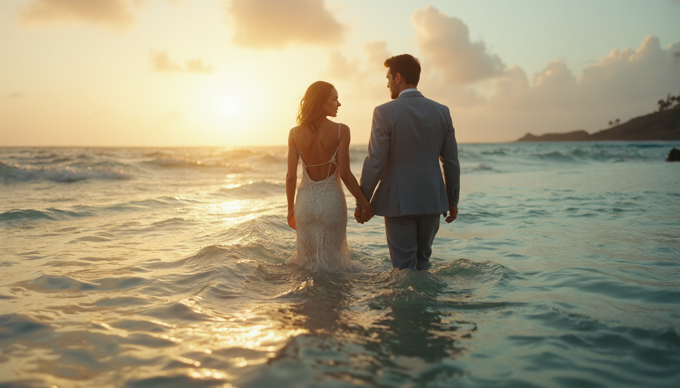 couple at a beach