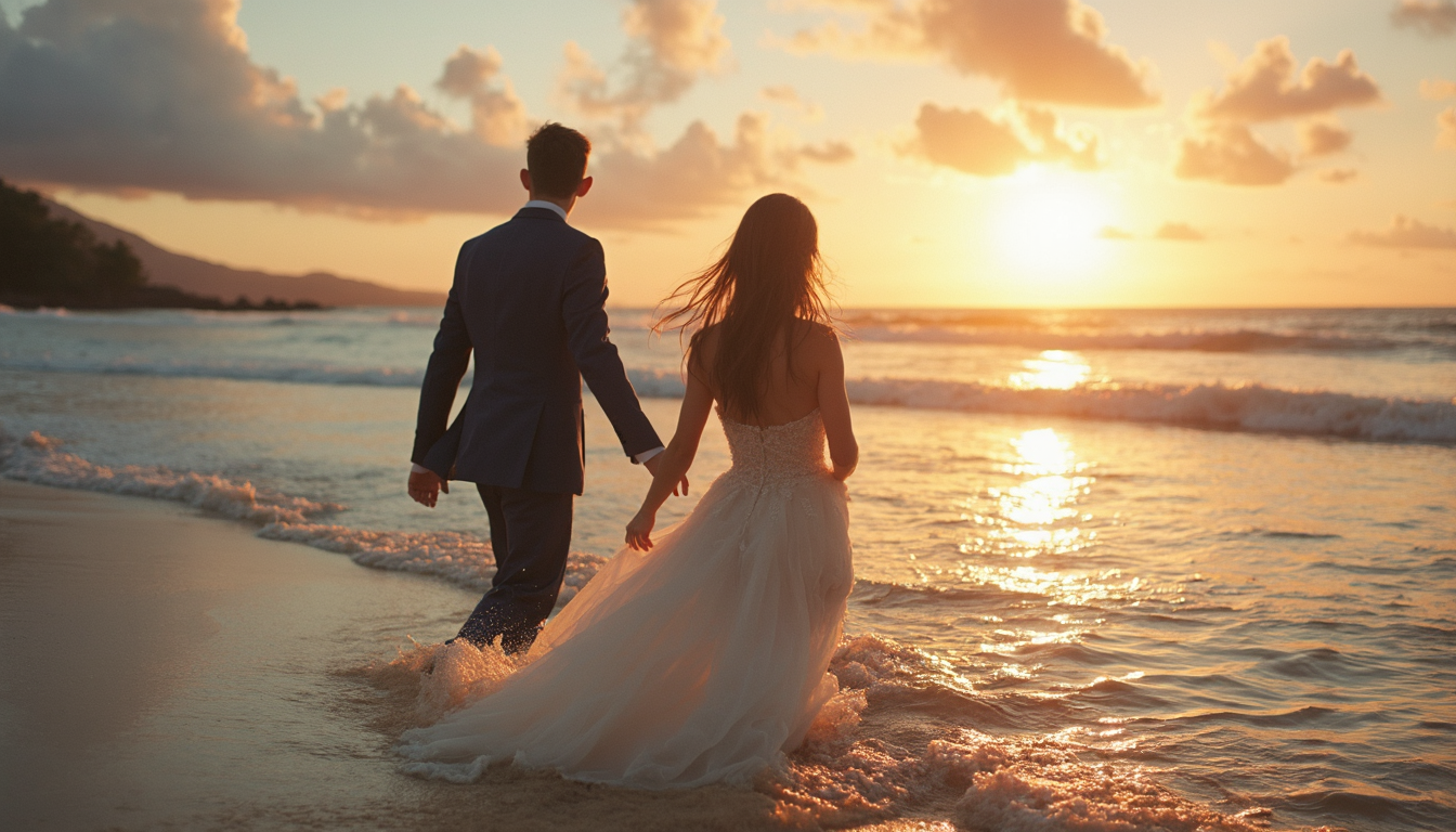 couple at a beach