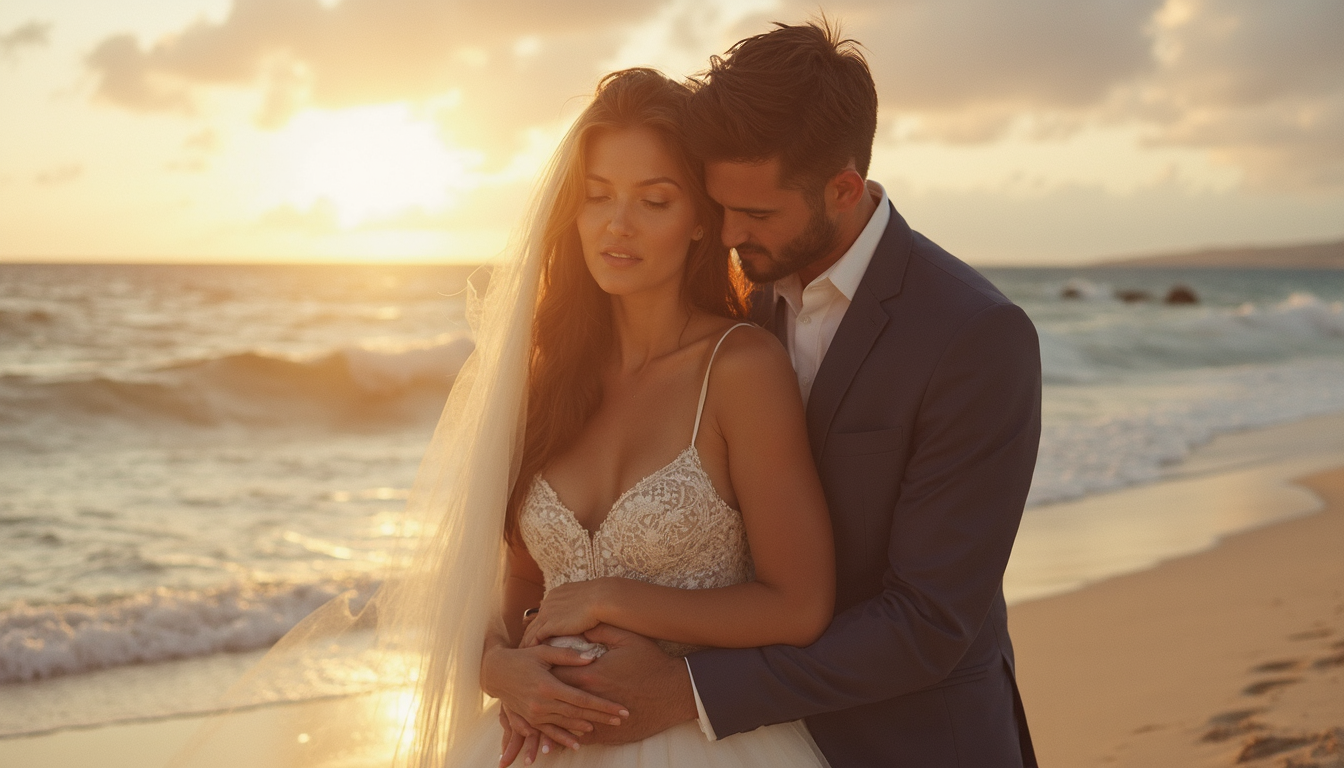 couple at a beach