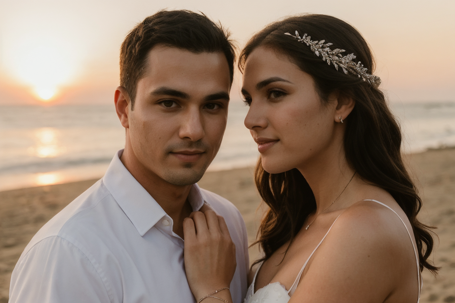 couple at a beach